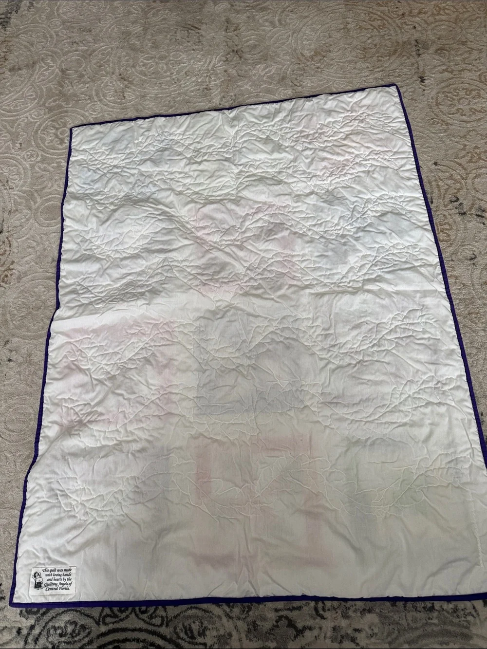 Handmade Multicolor Pinwheel Patchwork Quilt - No Brand